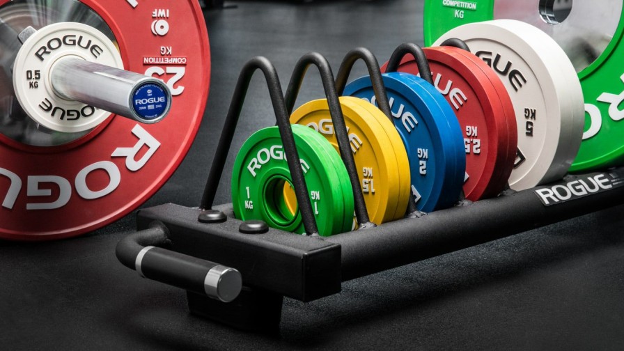 Weightlifting Bars & Plates * | Rogue Fitness Rogue Friction Grip Kg Change Plates (Iwf)