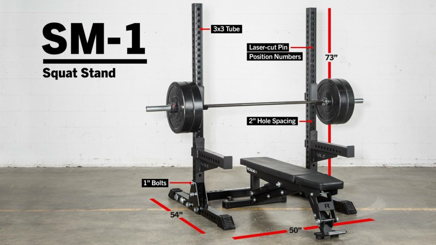 Rogue Rigs & Racks * | Rogue Fitness Rogue Sm-1 Monster Squat Stand 2.0