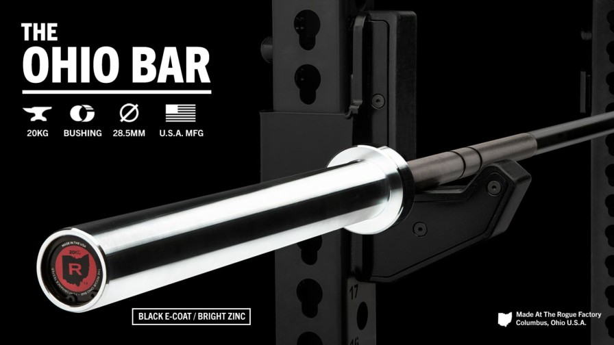 Weightlifting Bars & Plates * | Rogue Fitness The Ohio Bar E-Coat