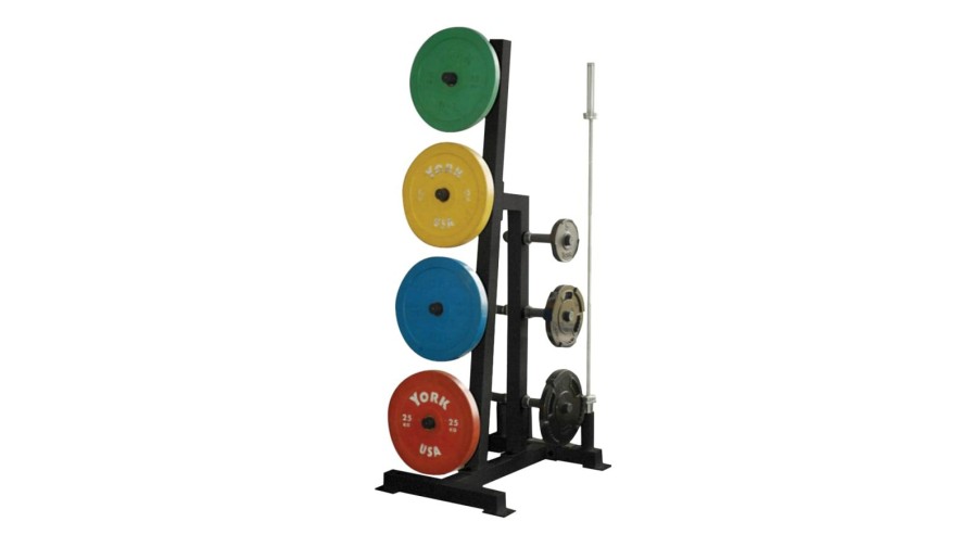 Weightlifting Bars & Plates * | York Single Sided Bumper Plate Tree