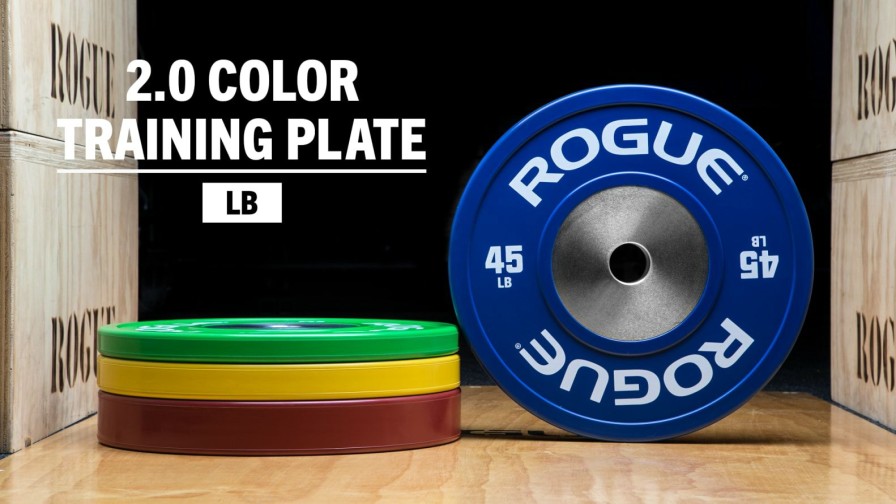 Weightlifting Bars & Plates * | Rogue Fitness Rogue Color Lb Training 2.0 Plates