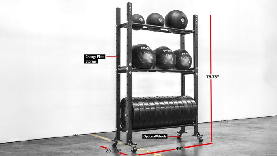 Weightlifting Bars & Plates * | Rogue Fitness 3-Tier Mass Storage System 43