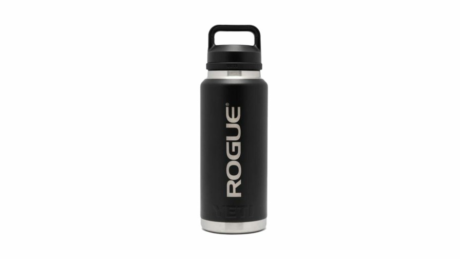 Rogue Gear & Accessories * | Yeti Rogue Duracoat Bottle 36Oz. Black Chug Cap