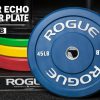 Weightlifting Bars & Plates * | Rogue Fitness Rogue Color Echo Bumper Plates