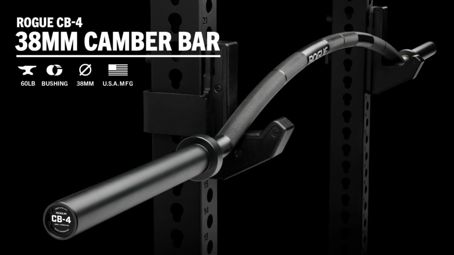 Weightlifting Bars & Plates * | Rogue Fitness Rogue Cb-4 38Mm Camber Bar