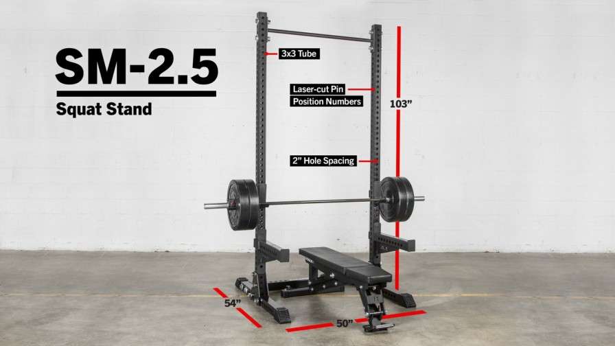 Rogue Rigs & Racks * | Rogue Fitness Rogue Sm-2.5 Monster Squat Stand 2.0