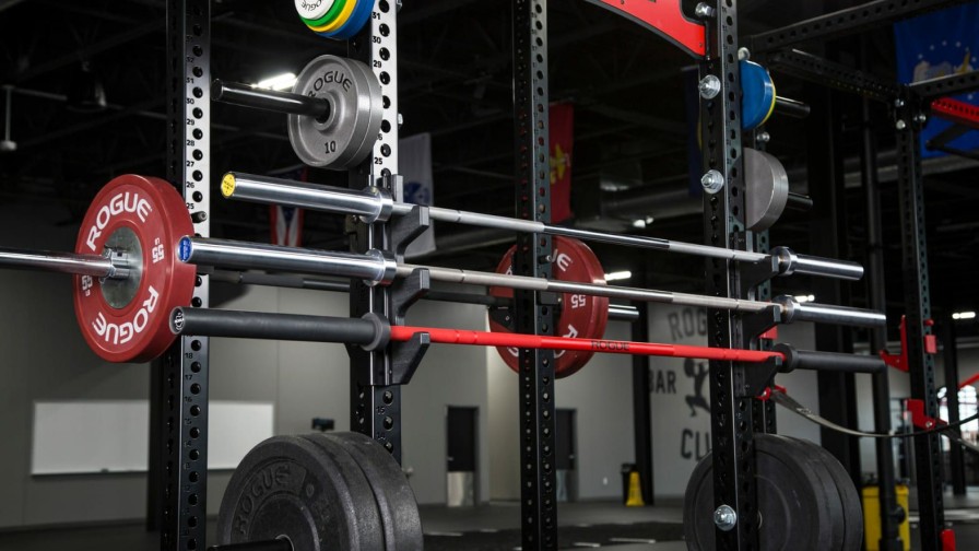 Weightlifting Bars & Plates * | Rogue Fitness Rogue Monster 3-Bar Keyhole Gun Rack