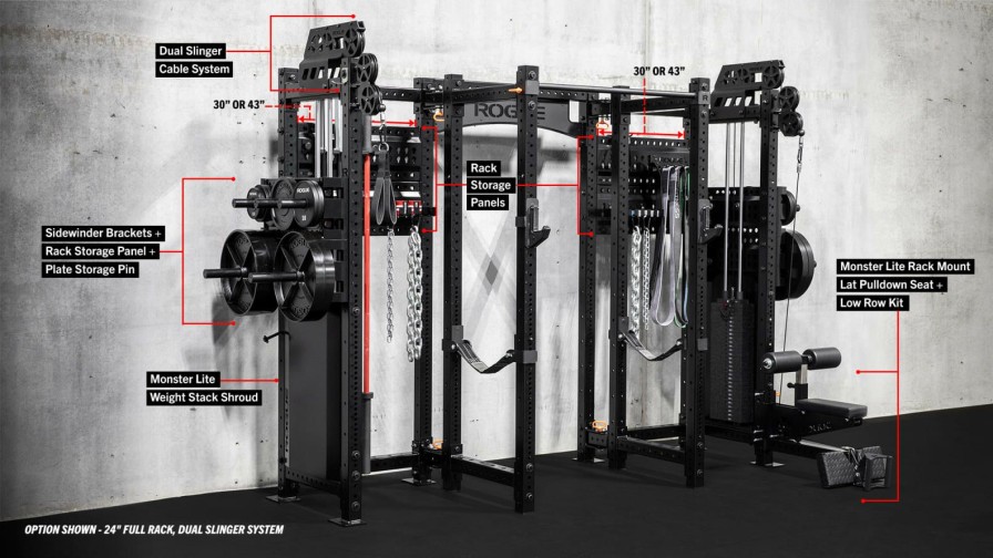 Rogue Rigs & Racks * | Rogue Fitness The Monster Lite Cave