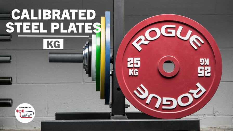 Weightlifting Bars & Plates * | Rogue Fitness Rogue Calibrated Kg Steel Plates