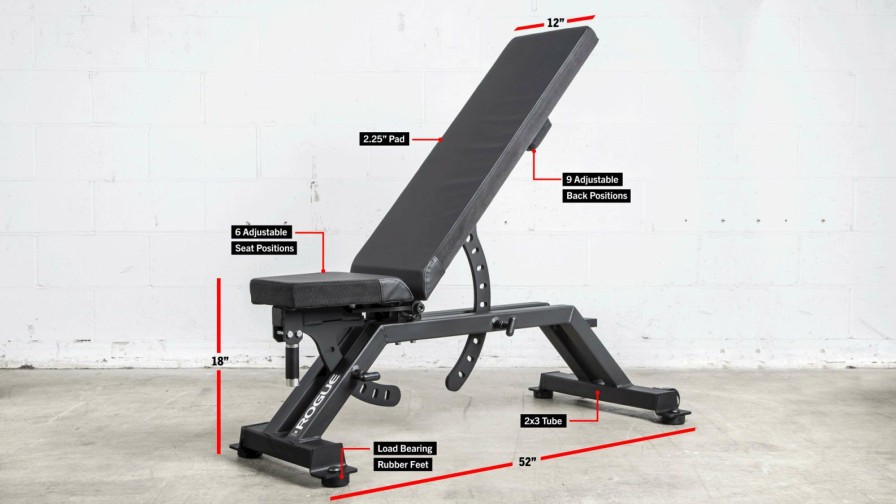 Strength Equipment * | Rogue Fitness Ab-2 Adjustable Bench