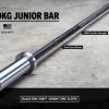 Weightlifting Bars & Plates * | Rogue Fitness Rogue 10Kg Junior Bar