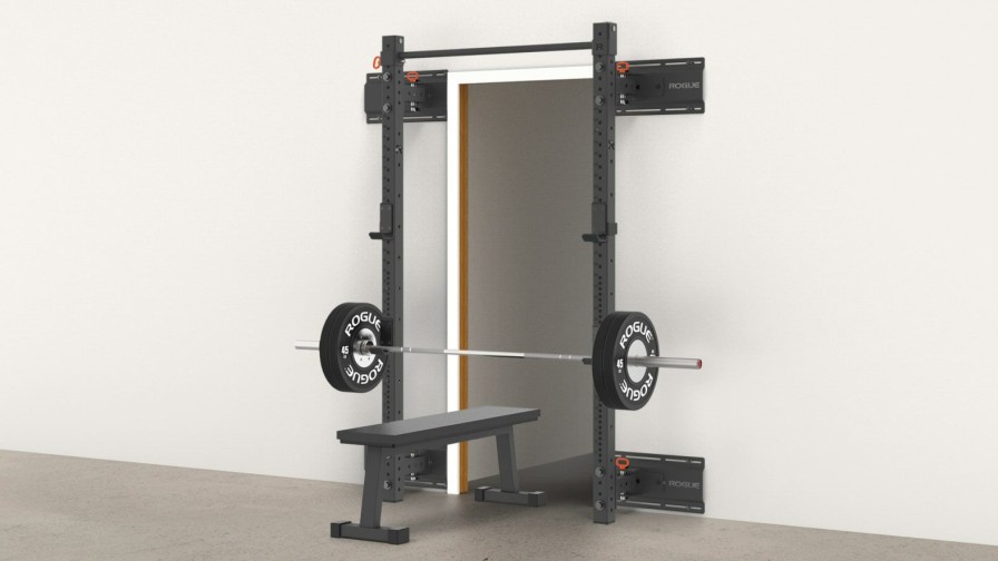 Rogue Rigs & Racks * | Rogue Fitness Rogue Rml-90Slim Door Mount Fold Back Rack