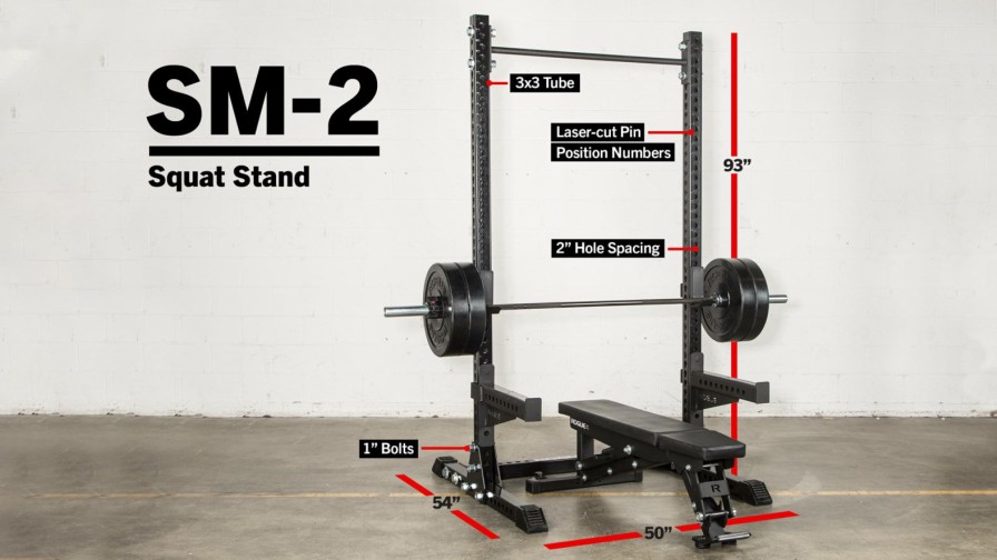 Rogue Rigs & Racks * | Rogue Fitness Rogue Sm-2 Monster Squat Stand 2.0