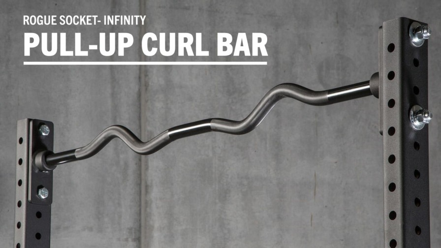 Rogue Rigs & Racks * | Rogue Fitness Rogue Infinity Socket Pull-Up Curl Bar