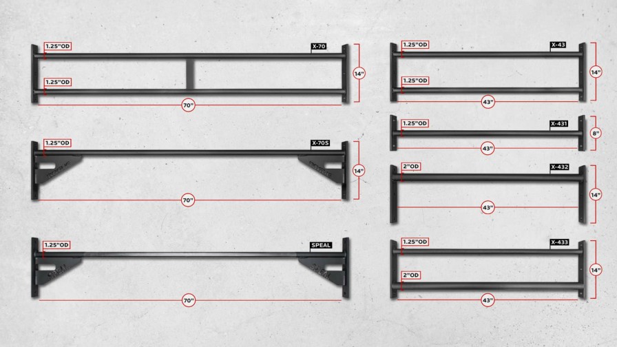 Rogue Rigs & Racks * | Rogue Fitness Rogue Infinity Crossmembers