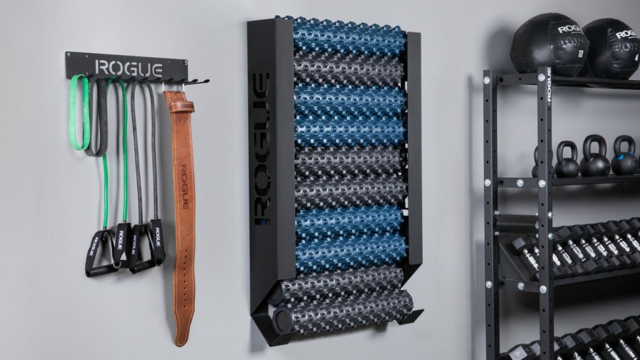 Weightlifting Bars & Plates * | Rogue Fitness Rogue Wall Mount Foam Roller Storage