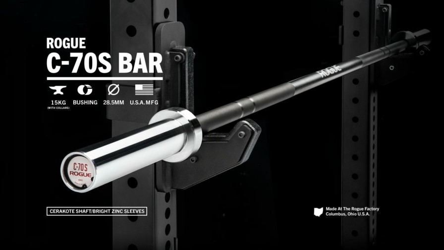 Weightlifting Bars & Plates * | Rogue Fitness Rogue C-70S Bar