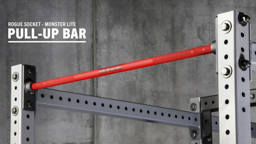 Rogue Rigs & Racks * | Rogue Fitness Rogue Monster Lite Socket Pull-Up Bar