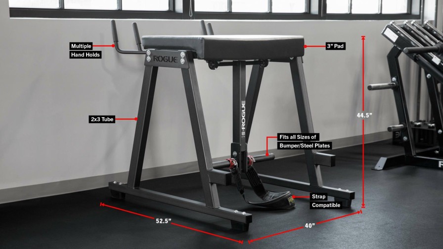 Strength Equipment * | Rogue Fitness Rh-2 Rogue Reverse Hyper